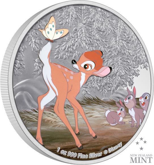 バンビ Bambi ディズニー公式 ヴィンテージ ステンドグラス 55周年記念