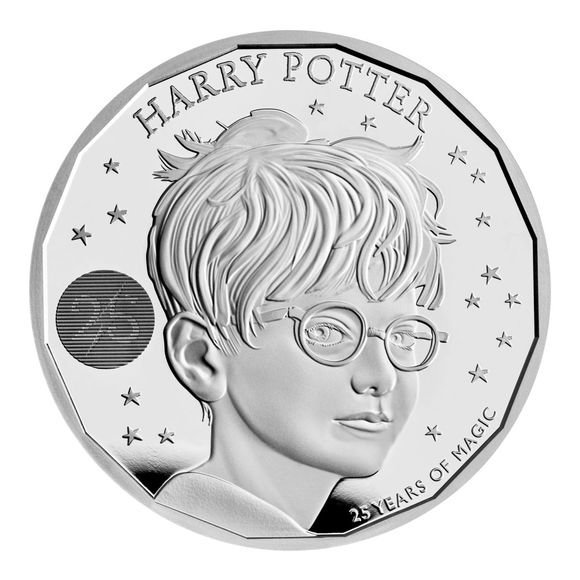 2022 1オンス イギリス ハリー・ポッター25周年 銀貨 プルーフ 【Proof 