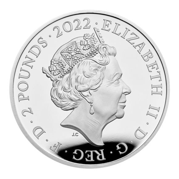 2022 1オンス イギリス ハリー・ポッター25周年 銀貨 プルーフ 【Proof