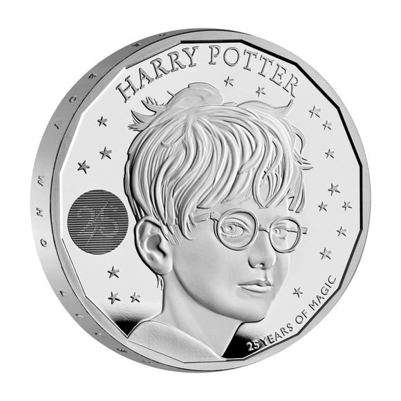 2022 1オンス イギリス ハリー・ポッター25周年 銀貨 プルーフ 【Proof