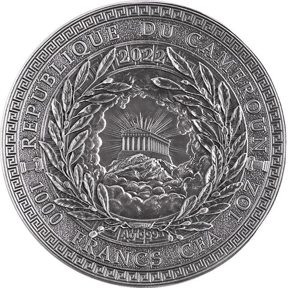 2022 1オンス カメルーン 大ギリシャ神話：サイクロプス 銀貨
