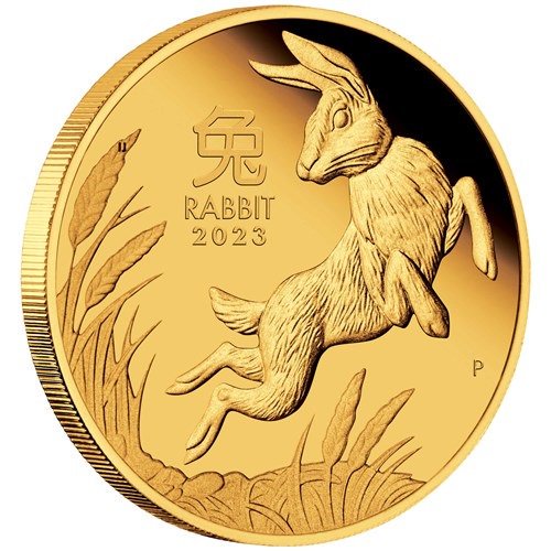 2023 1/4オンス オーストラリア 干支：卯(ウサギ)年 金貨 プルーフ 