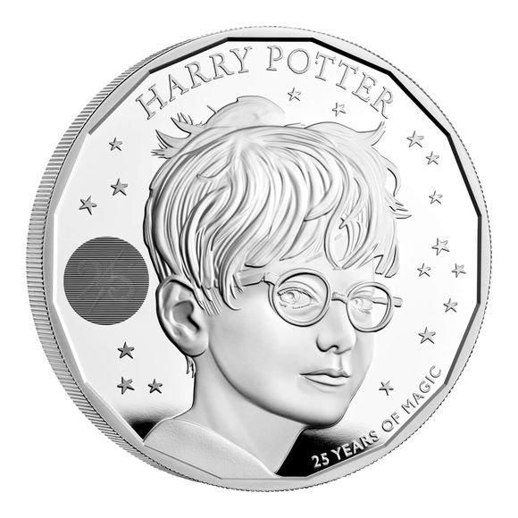 2022 2オンス イギリス ハリー・ポッター25周年 金貨 プルーフ