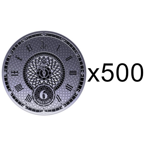 純銀 トケラウ 1オンス 銀貨 クロノス 銀貨 2020年 コインカプセル入り貨幣