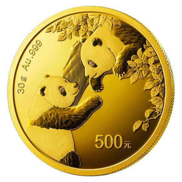 金貨】2010年 中国 パンダ金貨 1オンス 500元 - 貨幣
