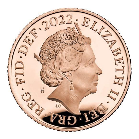 エリザベス女王 銅貨 金メッキ付き 追悼 クイーン メモリアル 英国 ブリタニア D22QMGP