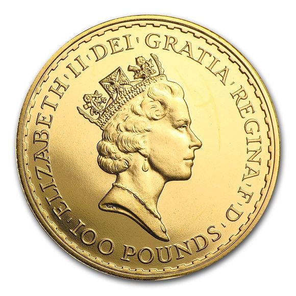 1992 イギリス ブリタニア 金貨 1オンス 33mmクリアケース付き 新品未