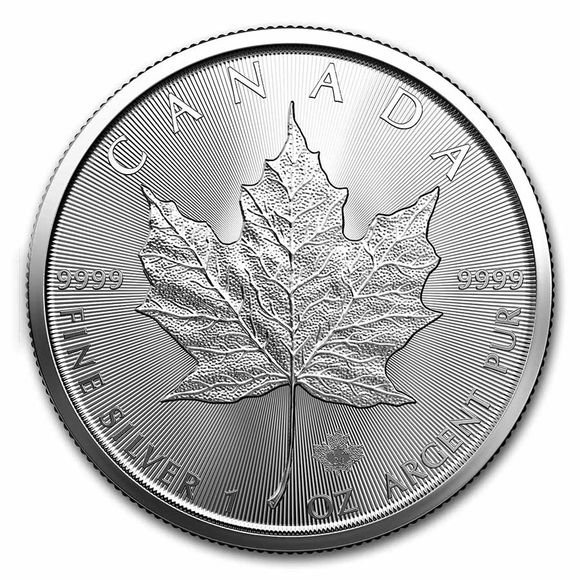 2023 1オンス カナダ メイプル銀貨【25枚】セット ミントケース付き
