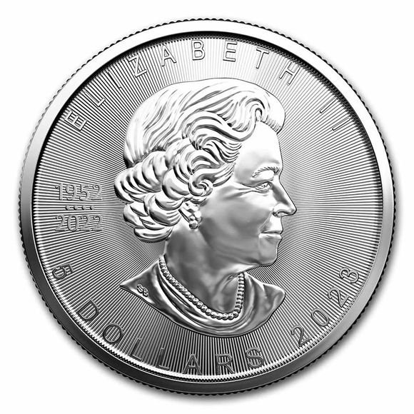 2023 1オンス カナダ メイプル銀貨【25枚】セット ミントケース付き