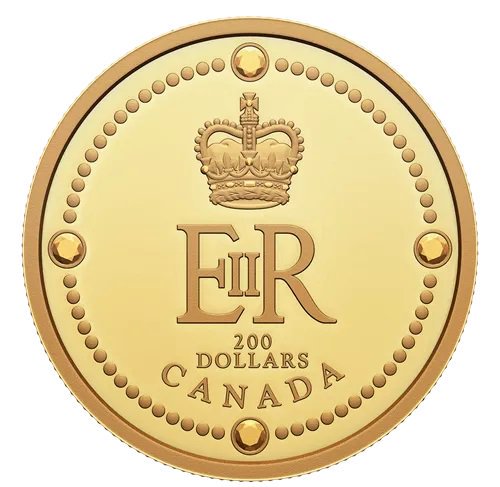 2022 1オンス カナダ 女王エリザベス2世のロイヤル・サイファー 金貨 
