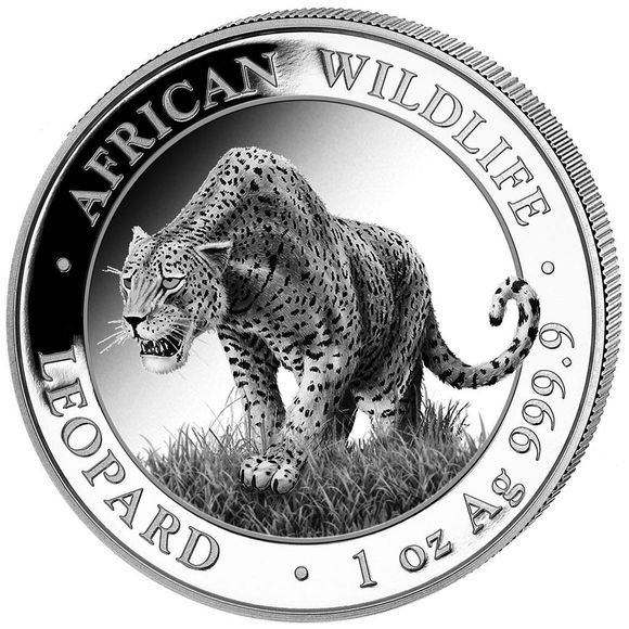 2023年(新品)ソマリア「アフリカ ワイルドライフ・ゾウ」純銀1オンス銀貨