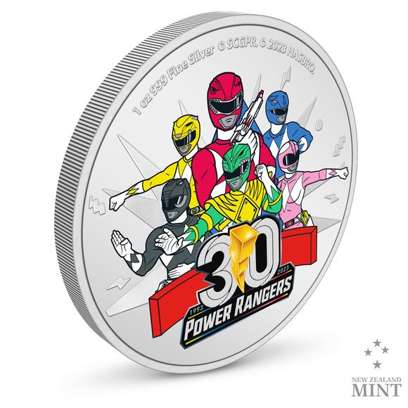 2023 1オンス ニウエ パワーレンジャー30周年記念 銀貨 プルーフ