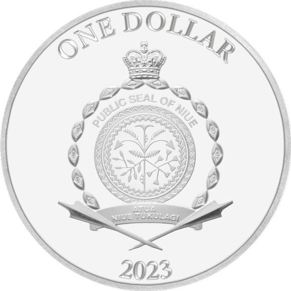 2020 ニウエ ウエディング・コイン 28.28g銀貨プルーフ 【１点限り