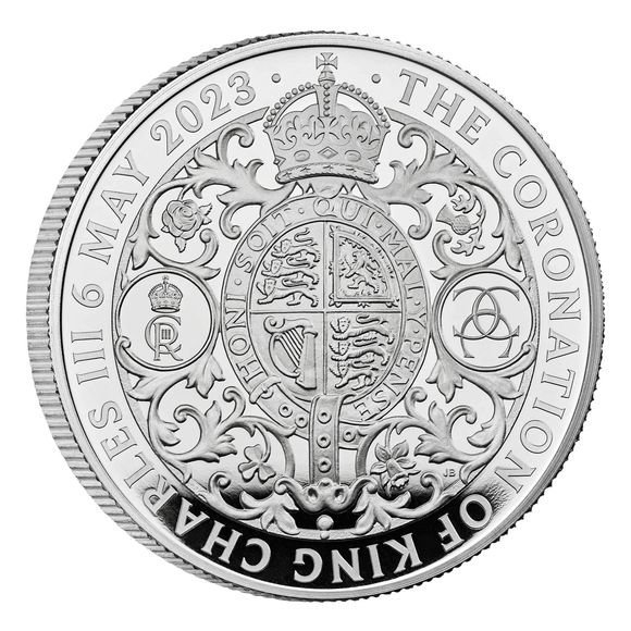 2023 1オンス イギリス チャールズ3世陛下の戴冠式 銀貨 プルーフ