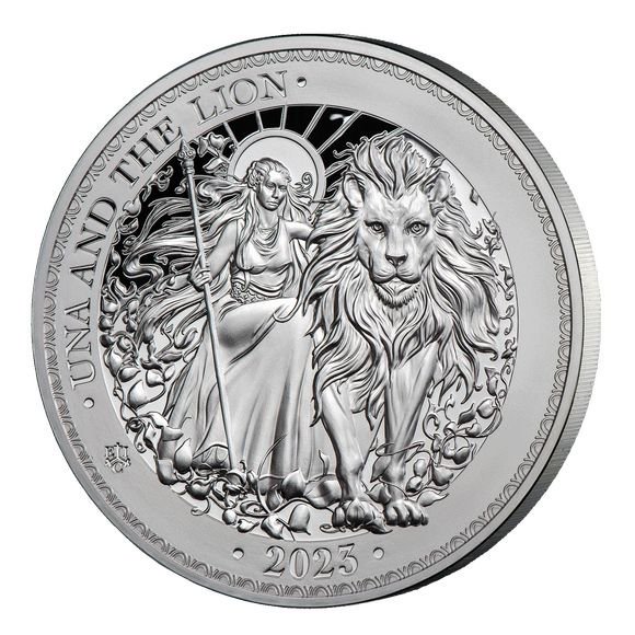 【特価】2023 現代版ウナとライオン　２オンス銀貨プルーフ
