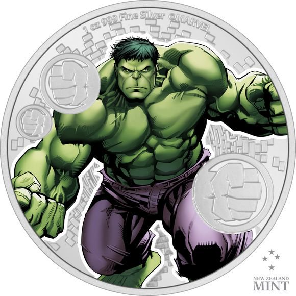 2015年限定ニウエ　マーベル　アベンジャーズ　コイン　1オンス 2ドル　Thor ソー