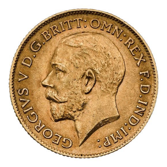 1911 イギリス ジョージ五世戴冠式年ソブリン金貨 【2枚】セット - 野口コイン株式会社