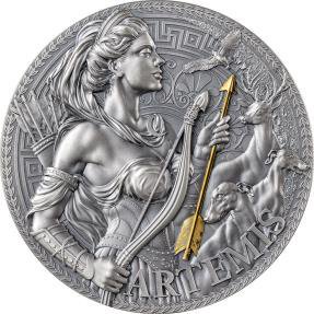 2023 3オンス カメルーン アルテミス大ギリシャ神話 銀貨 アンティーク
