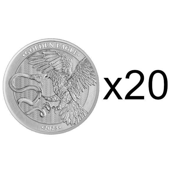 2023 1オンス マルタ 黄金の鷲 銀貨【20枚】セット 5ユーロ 新品未使用 - 野口コイン株式会社