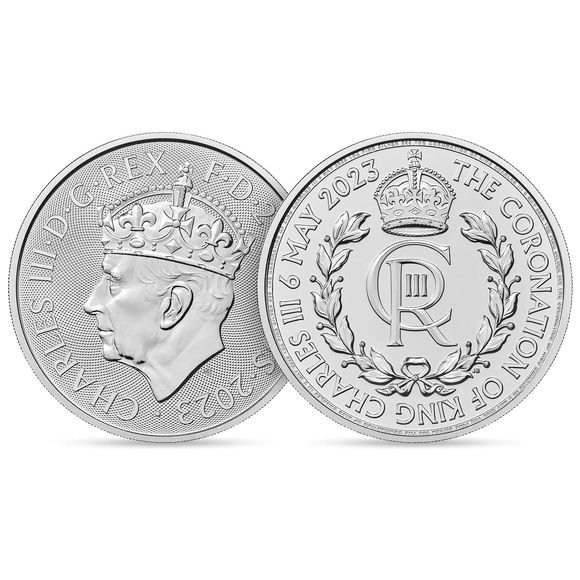 2023 1オンス イギリス チャールズ3世陛下の戴冠式 銀貨 プルーフ