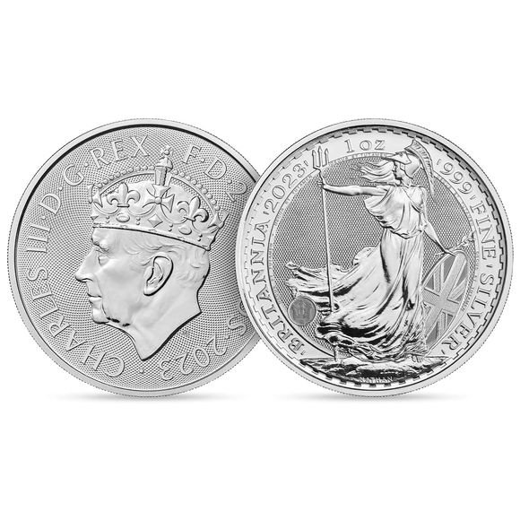 国イギリスブリタニア銀貨 2021年、22年、23年が2枚の全4枚セット 