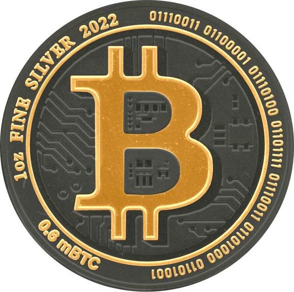 2022 1オンス ニウエ ビットコイン ゴールドブラックエンパイア