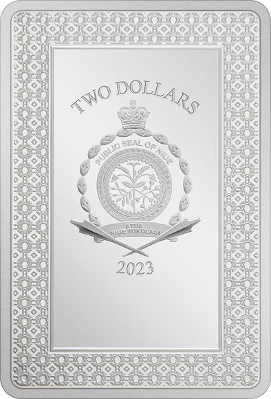 2023 1オンス ニウエ 死神：タロットカードコレクション 銀貨 プルーフ 