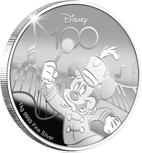 ミッキーマウス1oz銀貨2枚    5枚28000円でも可能です。