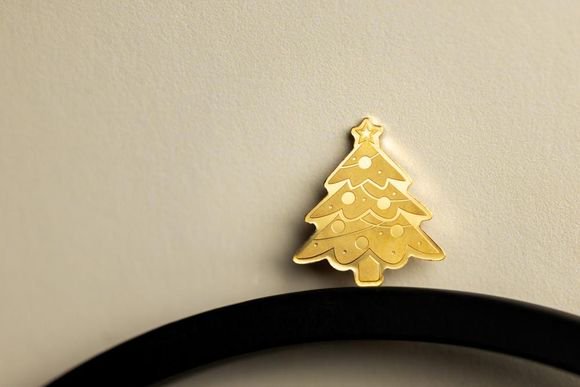 パラオ純金（24金） ゴールデンクリスマスツリー 金高騰中！ - 工芸品