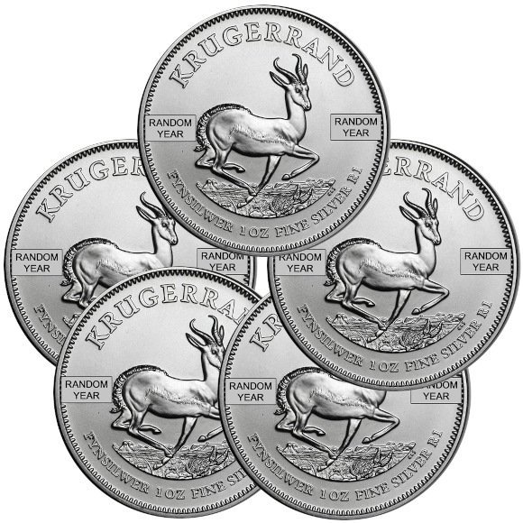 保証書付き） 純銀１オンス銀貨 2021年南アフリカ クルーガーランド25