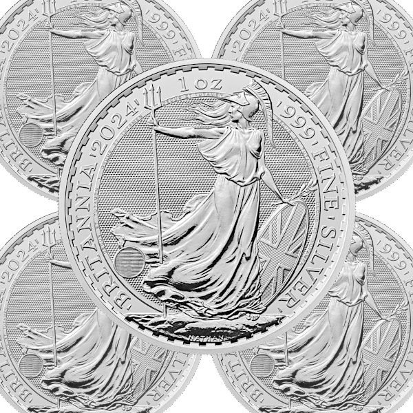 その他純銀貨　silver coin Britannia 2018 1oz .999