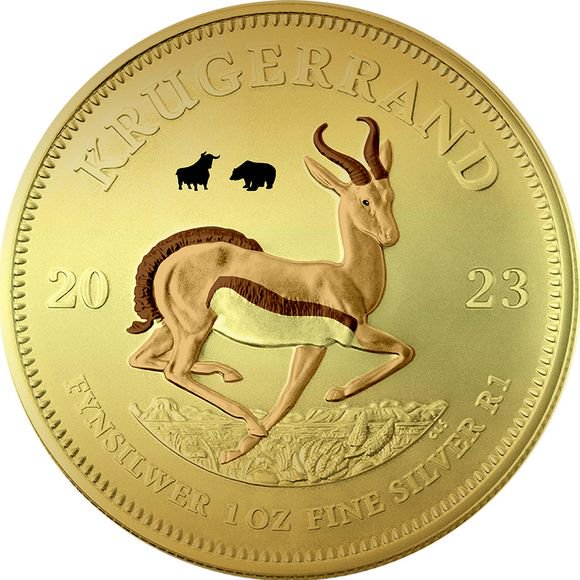 南アフリカ1972年 1ランド金貨　希少！種類外国貨幣硬貨