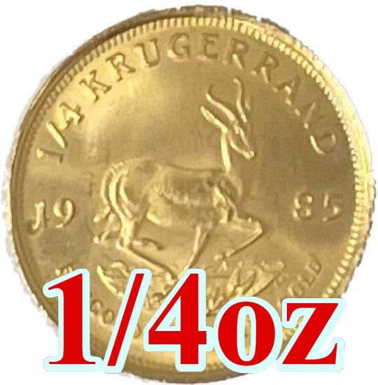 220mm南アフリカ クルーガーランド金貨 1/4oz 美品 1982