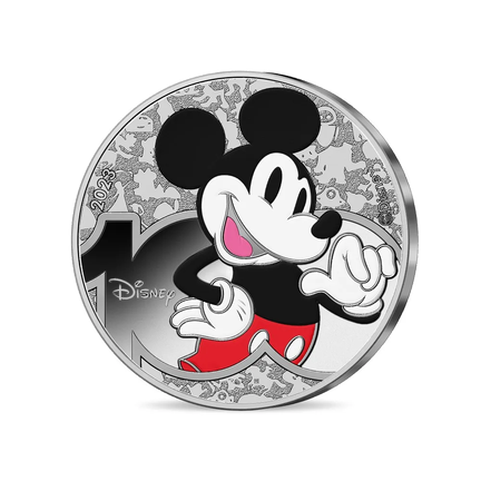 2023 フランス ディズニー100周年 ミッキーマウス 100ユーロ 銀貨-