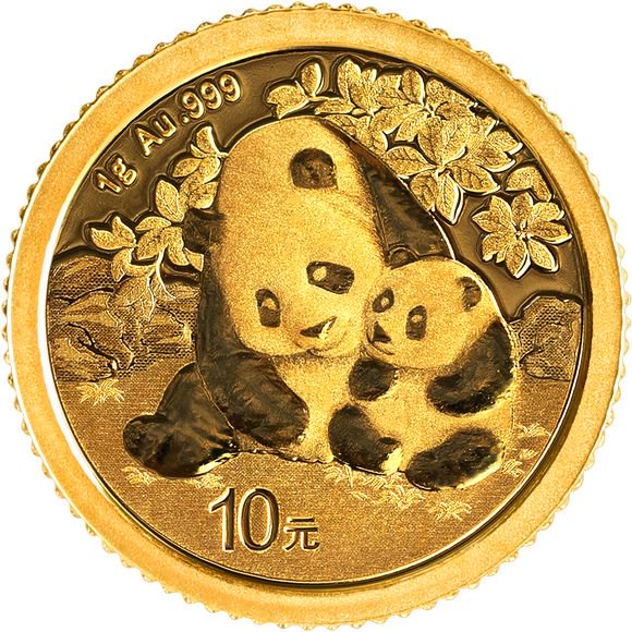 2024 1グラム 中国 パンダ 金貨新品未使用 10元 - 野口コイン株式会社