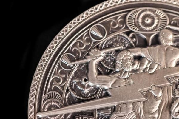 古代銀貨 神像と人物デザイン PC9238