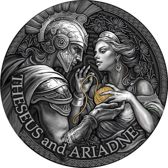 2024 2オンス カメルーン テセウスとアリアドネ：偉大なギリシャ神話s 
