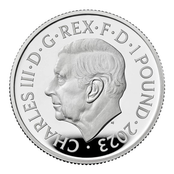 2023 1/2オンス イギリス チャールズ 3世国王陛下 75歳誕生日記念 銀貨 