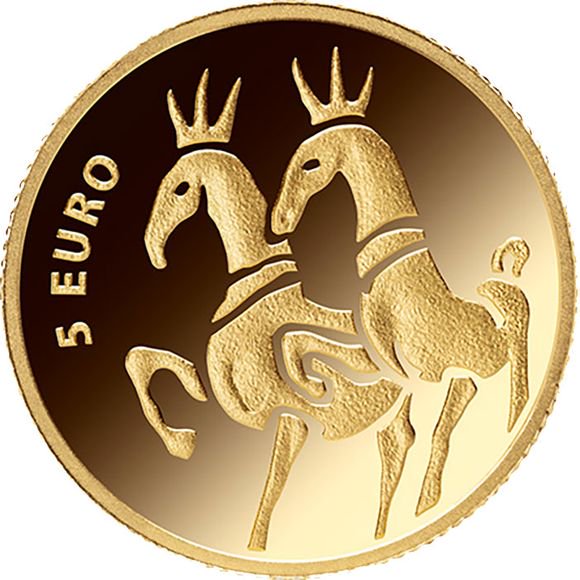 ラトビア 5ユーロコイン - 旧貨幣/金貨/銀貨/記念硬貨