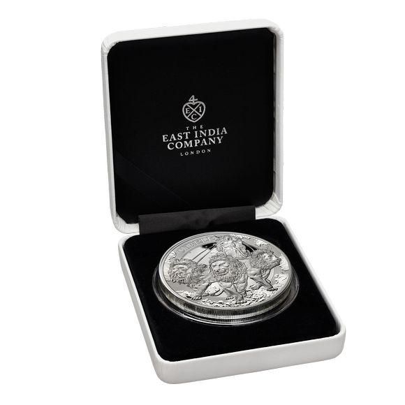 セントヘレナ5オンス銀貨 最高鑑定品】5オンス銀貨 ウナとライオン イギリス領セント