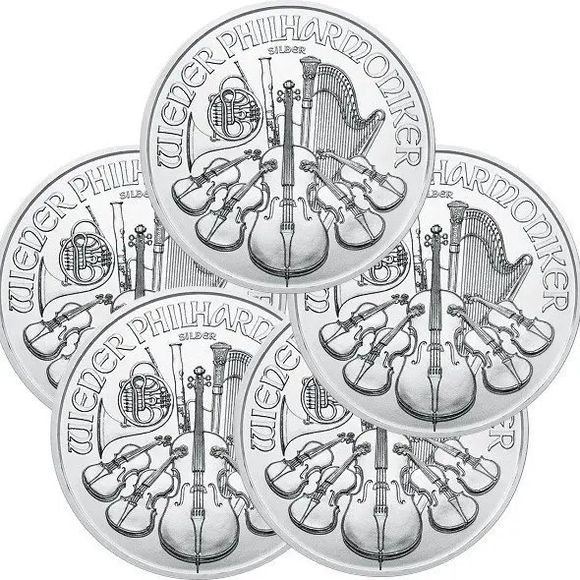 ウィーン銀貨　2021 ４個セット品位純銀