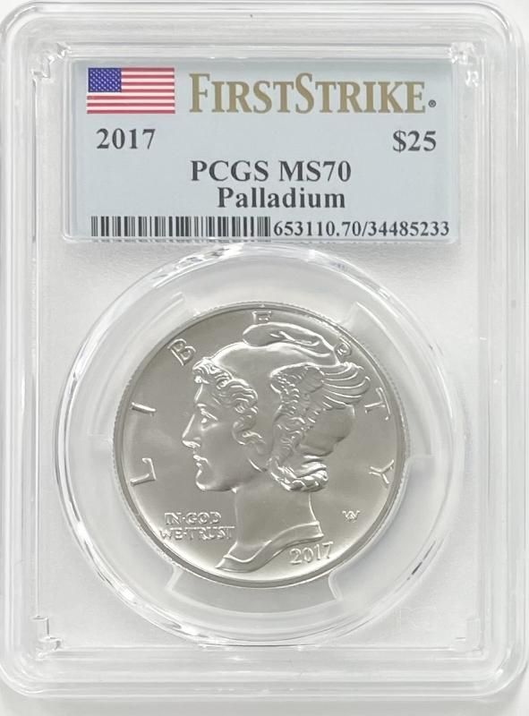 セール品】 2017 1オンス アメリカ 【パラジウム】・イーグル PCGS