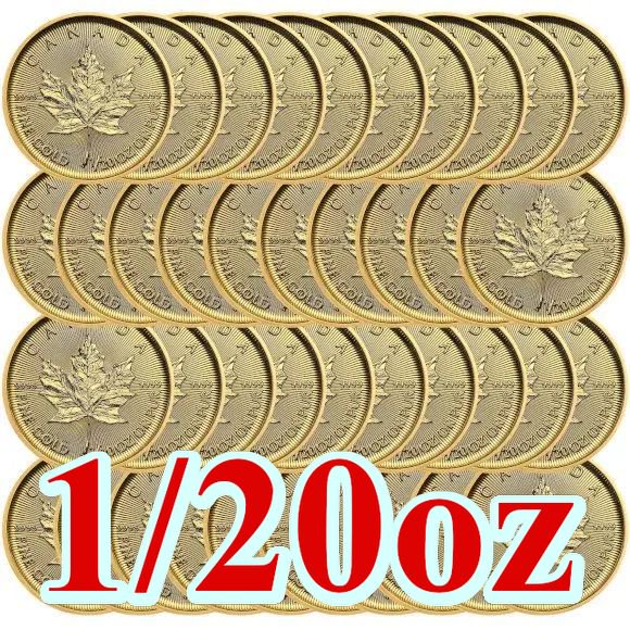 貨幣【新品】Canada24金 金貨1/4オンス