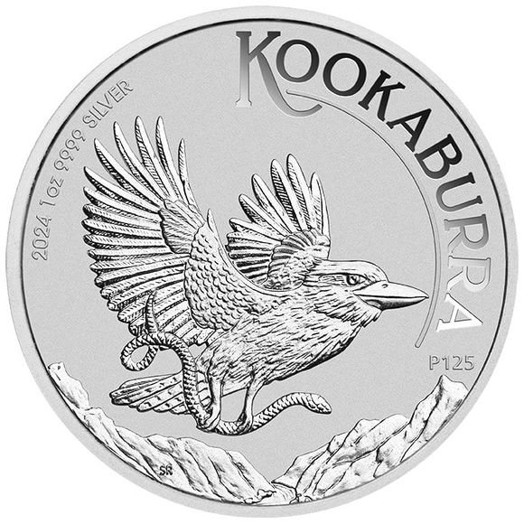 2024 1オンス オーストラリア クッカバラ（カワセミ） 銀貨 41mmクリア 