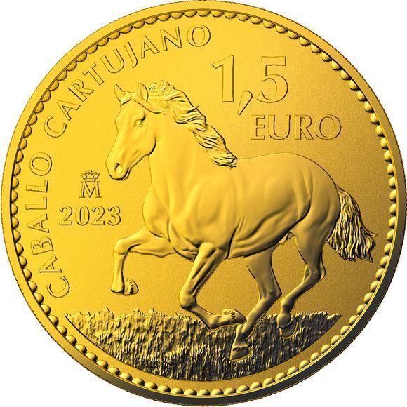 2023 1オンス スペイン カルトゥジオ馬 金貨 プルーフ 【proof 2023 1オンス スペイン カルトゥジオ馬 金貨 プルーフ 【proof