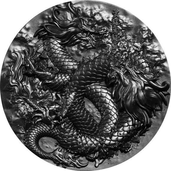 2019年　ドラゴン銀貨　2オンス　プルーフ 2019年 ドラゴン銀貨 2オンス プルーフ