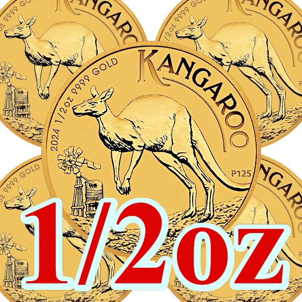 オーストラリアカンガルー 大型銀貨２枚 - コレクション、趣味