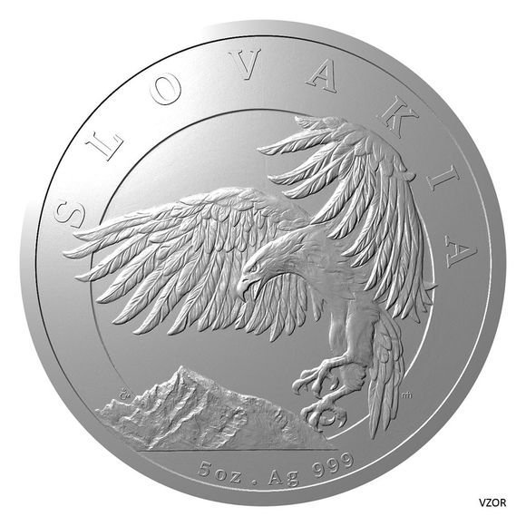 2024 5オンス ニウエ スロバキア イーグル 銀貨 10ドル 新品未使用 (4 