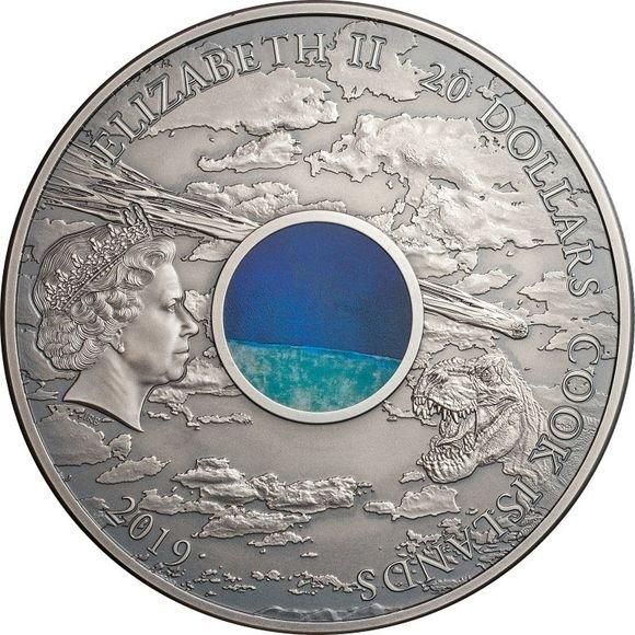 【クック諸島】チェリャビンクス隕石 5ドルカラープルーフ銀貨 2013年 クック諸島】チェリャビンクス隕石 5ドルカラープルーフ銀貨