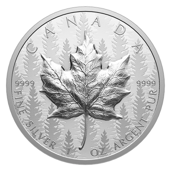2024 1オンス カナダ メイプル ウルトラハイレリーフ 銀貨 プルーフ 
